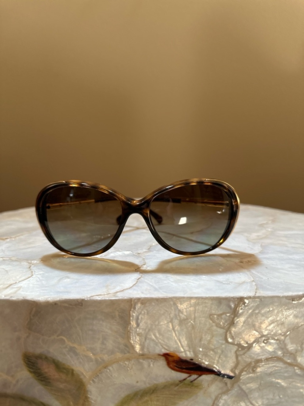 CHANEL Women's Tortoiseshell POLARIZED Sunglasses with Brown Gradient Lenses